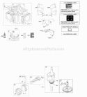 Camshaft Crankshaft Cylinder Piston Rings Connectiong Rod Diagram and Parts List for 49L977-0110-G1  Briggs and Stratton Engine